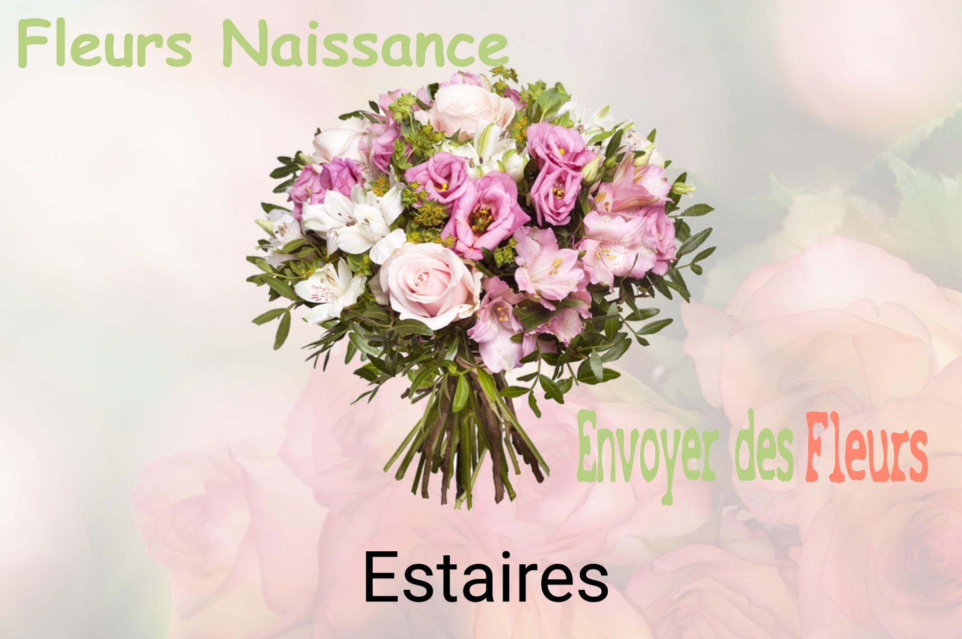 Bouquet de fleurs de naissance livré à Estaires